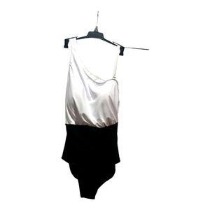 BEYOND CONTROL Black & White Swim Suit